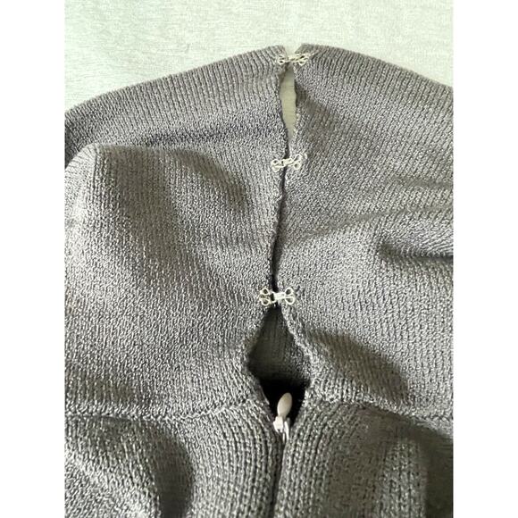St John Santana Knit Sleeveless Cowl Neck Sweater Dress Size 6 Grayish Purple - Picture 10 of 12